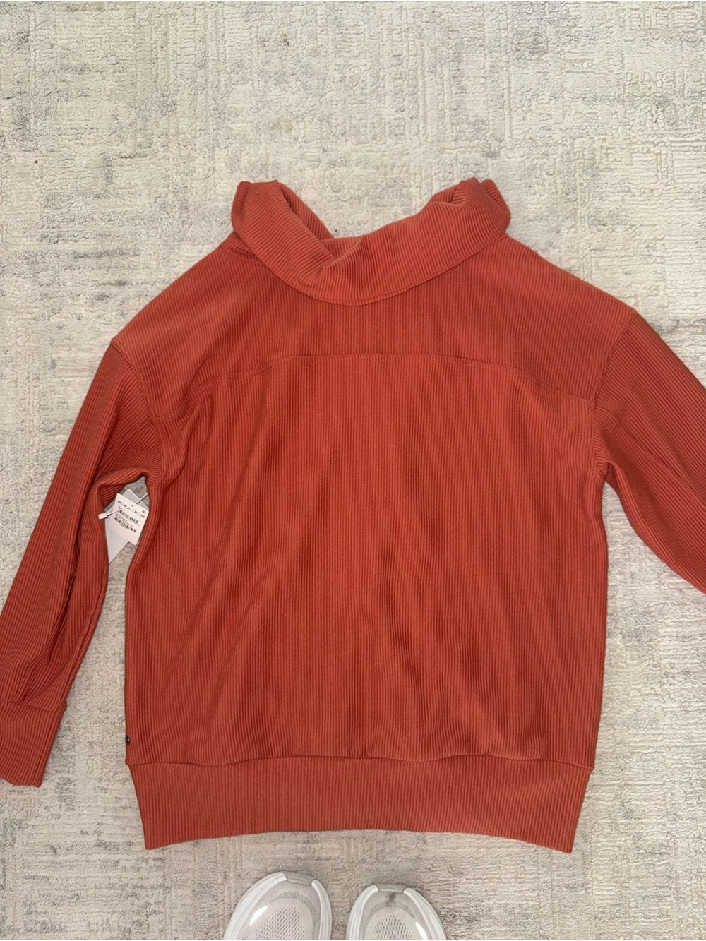 Zella Ribbed Full-Zip Funnel Neck Jacket - Picture 4 of 4